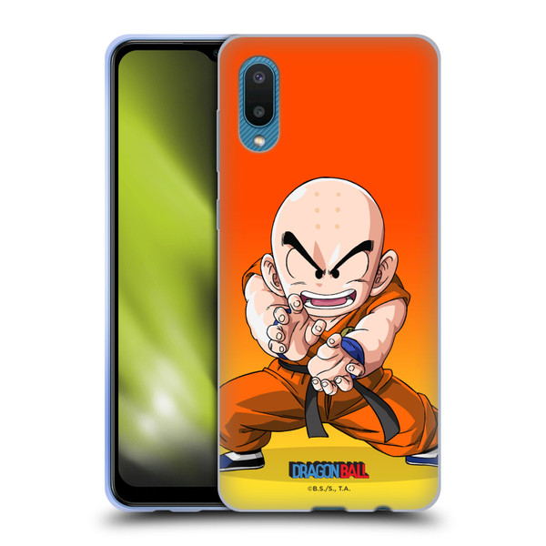 Dragon Ball Characters Krillin Soft Gel Case for Samsung Galaxy A02/M02 (2021)