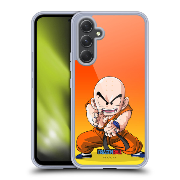 Dragon Ball Characters Krillin Soft Gel Case for Samsung Galaxy A54 5G