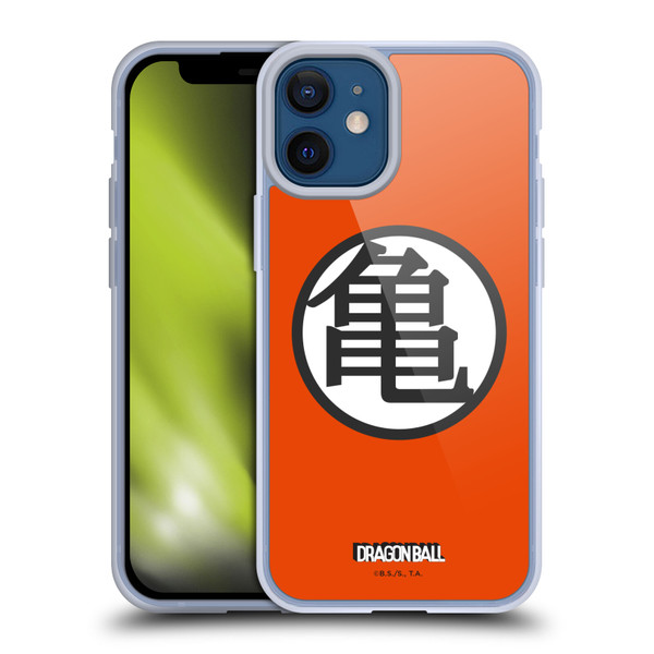 Dragon Ball Iconic Kame Symbol Soft Gel Case for Apple iPhone 12 Mini