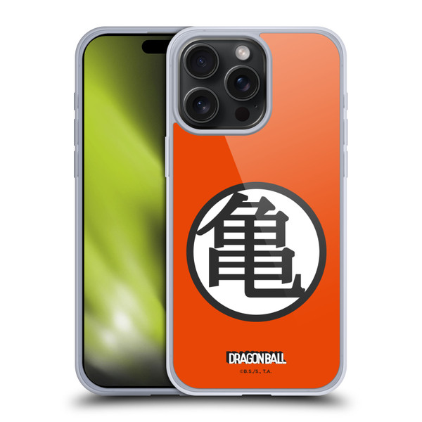 Dragon Ball Iconic Kame Symbol Soft Gel Case for Apple iPhone 15 Pro Max