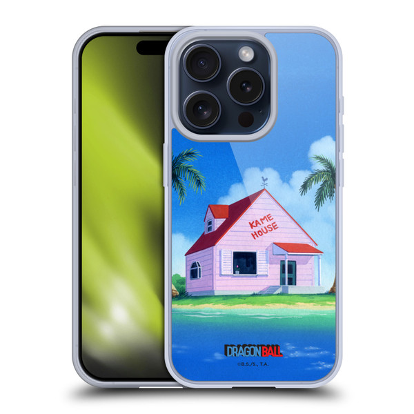 Dragon Ball Iconic Kame House Soft Gel Case for Apple iPhone 15 Pro