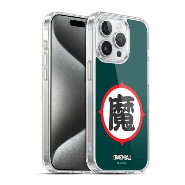 Dragon Ball Iconic King Piccolo Ma Symbol Soft Gel Case for Apple iPhone 15 Pro & MagSafe