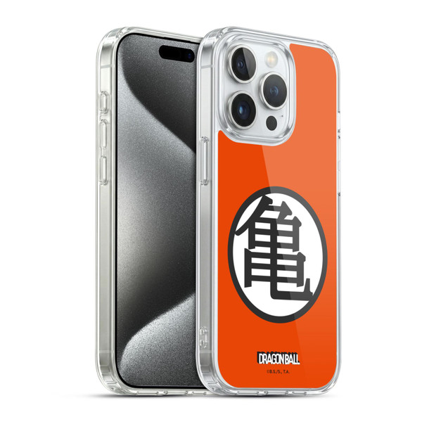 Dragon Ball Iconic Kame Symbol Soft Gel Case for Apple iPhone 15 Pro & MagSafe