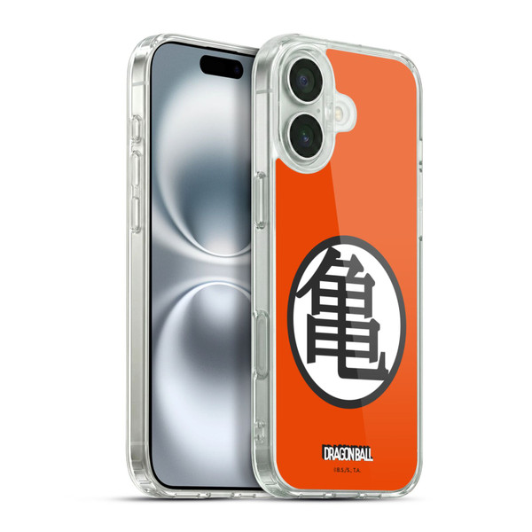 Dragon Ball Iconic Kame Symbol Soft Gel Case for Apple iPhone 16 Plus & MagSafe