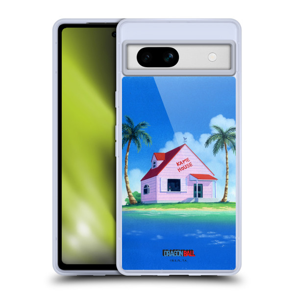 Dragon Ball Iconic Kame House Soft Gel Case for Google Pixel 7a