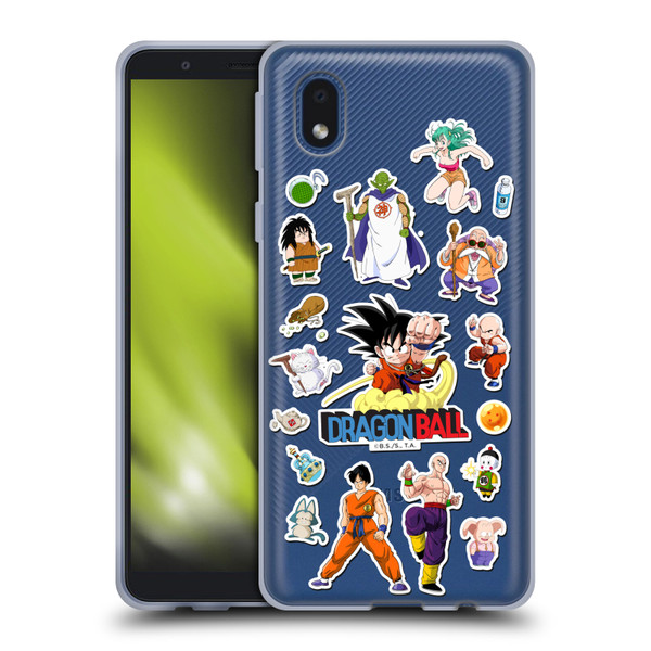 Dragon Ball Iconic Characters Collage Soft Gel Case for Samsung Galaxy A01 Core (2020)