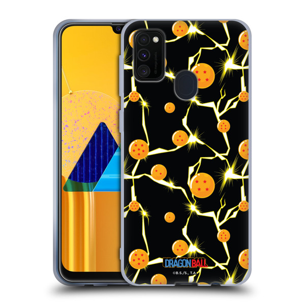 Dragon Ball Iconic Pattern Soft Gel Case for Samsung Galaxy M30s (2019)/M21 (2020)