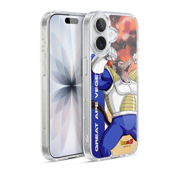 Dragon Ball Z Saiyan Arc Characters Great Ape Vegeta Soft Gel Case for Apple iPhone 17
