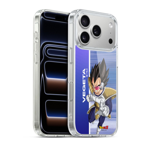 Dragon Ball Z Saiyan Arc Characters Vegeta Soft Gel Case for Apple iPhone 17 Pro