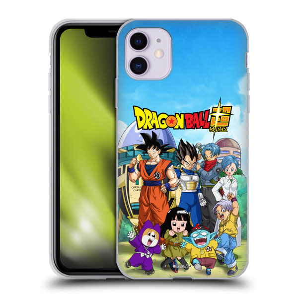 Dragon Ball Super Future Trunks Arc Characters Group Soft Gel Case for Apple iPhone 11