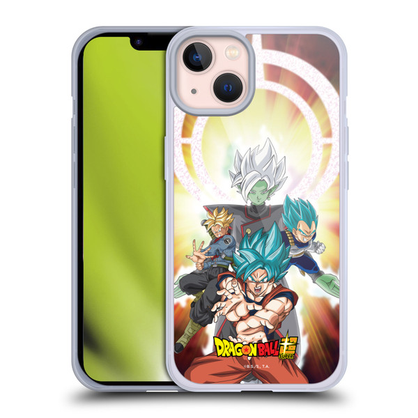 Dragon Ball Super Future Trunks Arc Characters Merged Zamasu Soft Gel Case for Apple iPhone 13