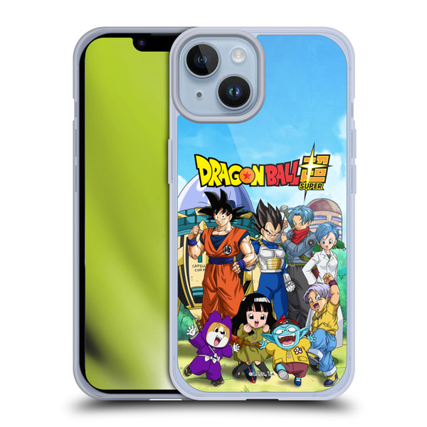 Dragon Ball Super Future Trunks Arc Characters Group Soft Gel Case for Apple iPhone 14