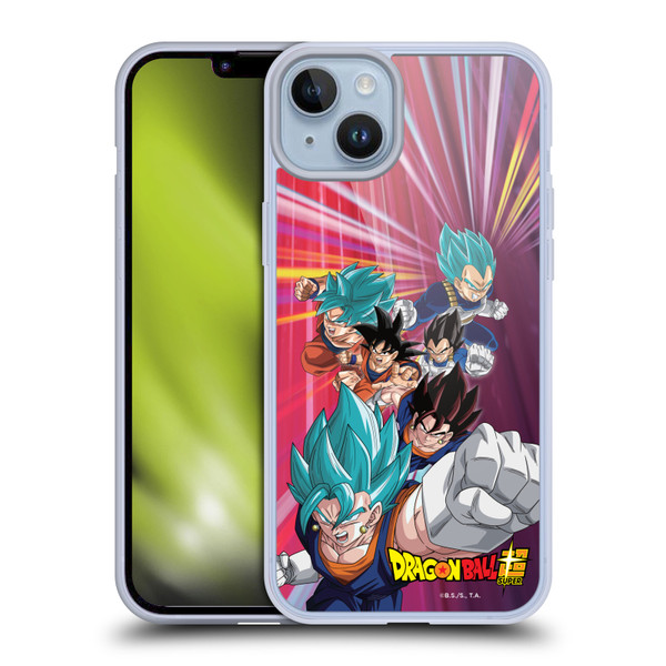 Dragon Ball Super Future Trunks Arc Characters Vegito Soft Gel Case for Apple iPhone 14 Plus