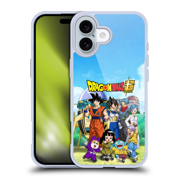 Dragon Ball Super Future Trunks Arc Characters Group Soft Gel Case for Apple iPhone 16