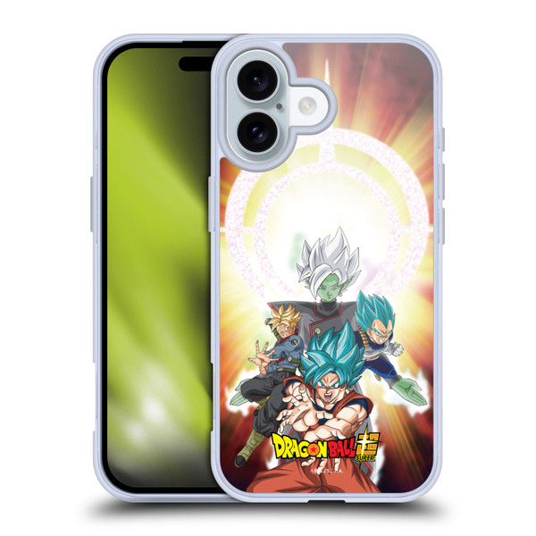 Dragon Ball Super Future Trunks Arc Characters Merged Zamasu Soft Gel Case for Apple iPhone 16