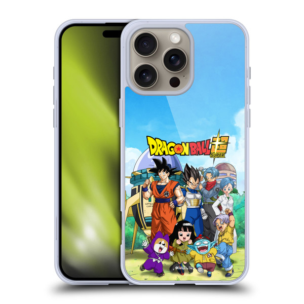 Dragon Ball Super Future Trunks Arc Characters Group Soft Gel Case for Apple iPhone 16 Pro Max