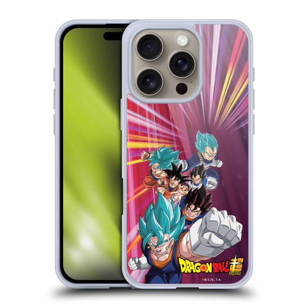 Dragon Ball Super Future Trunks Arc Characters Vegito Soft Gel Case for Apple iPhone 16 Pro