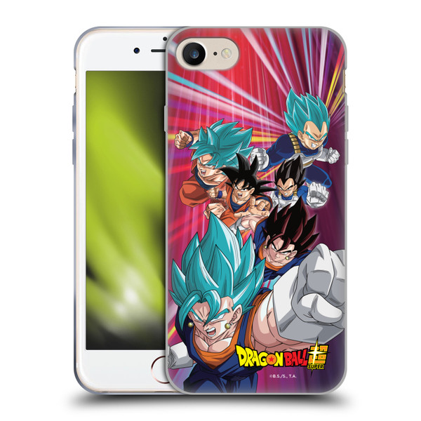 Dragon Ball Super Future Trunks Arc Characters Vegito Soft Gel Case for Apple iPhone 7 / 8 / SE 2020 & 2022