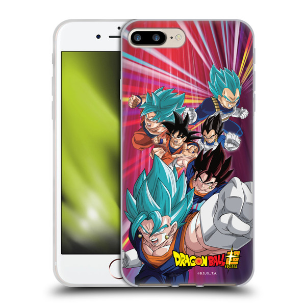 Dragon Ball Super Future Trunks Arc Characters Vegito Soft Gel Case for Apple iPhone 7 Plus / iPhone 8 Plus