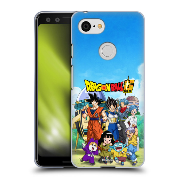 Dragon Ball Super Future Trunks Arc Characters Group Soft Gel Case for Google Pixel 3