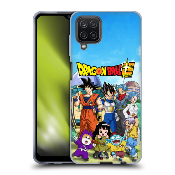 Dragon Ball Super Future Trunks Arc Characters Group Soft Gel Case for Samsung Galaxy A12 (2020)