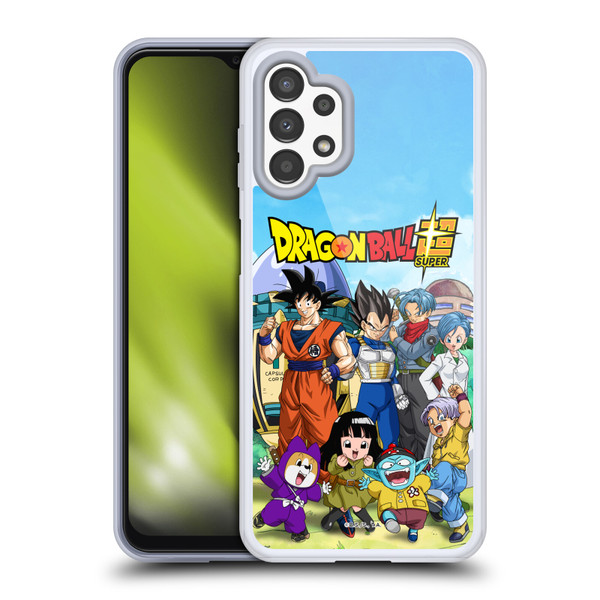 Dragon Ball Super Future Trunks Arc Characters Group Soft Gel Case for Samsung Galaxy A13 (2022)