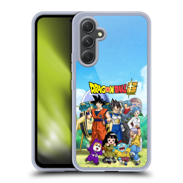 Dragon Ball Super Future Trunks Arc Characters Group Soft Gel Case for Samsung Galaxy A54 5G