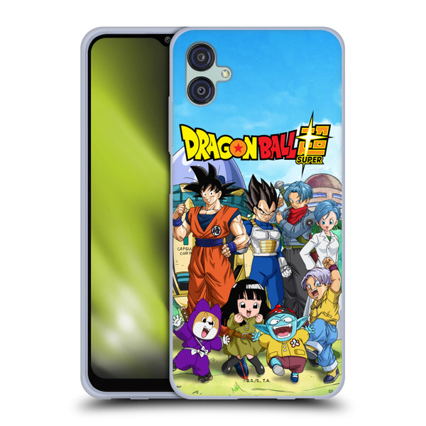 Dragon Ball Super Future Trunks Arc Characters Group Soft Gel Case for Samsung Galaxy M04 5G / A04e