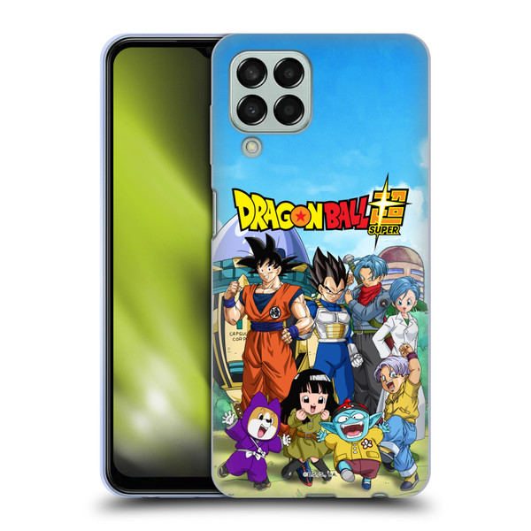 Dragon Ball Super Future Trunks Arc Characters Group Soft Gel Case for Samsung Galaxy M33 (2022)