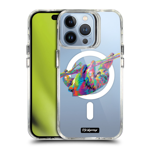 P.D. Moreno Gothic Art Sloth SHOCKPROOF BUMPER CASE COMPATIBLE WITH Apple iPhone 13 Pro & MAGSAFE