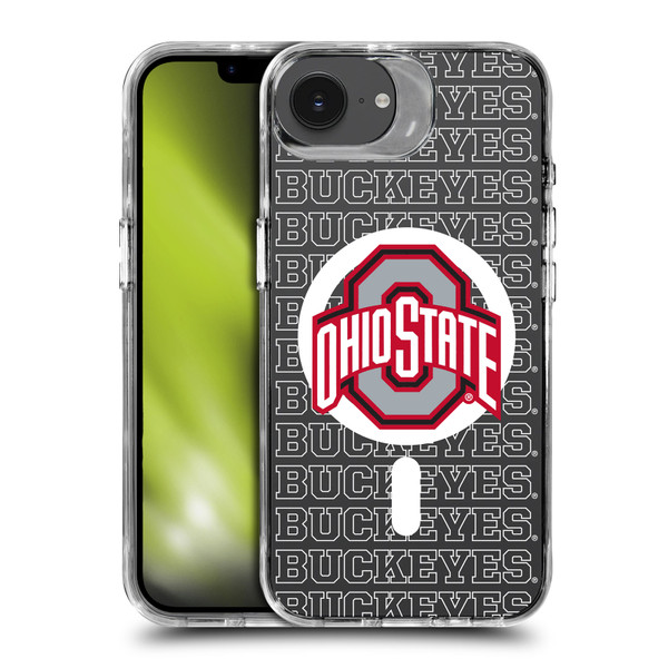 Ohio State University Logo Icon Outline Buckeyes SHOCKPROOF BUMPER CASE COMPATIBLE WITH Apple iPhone 16e & MAGSAFE