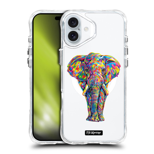 P.D. Moreno Gothic Art Elephant SHOCKPROOF BUMPER CASE COMPATIBLE WITH Apple iPhone 16 Plus & MAGSAFE
