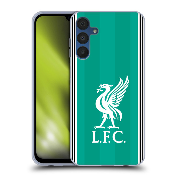 Liverpool Football Club 2025/26 Kit Third Soft Gel Case for Samsung Galaxy A15