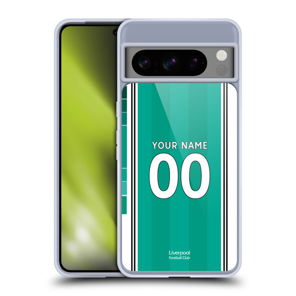 Custom Customised Personalised Liverpool Football Club 2025/26 Kit Third Soft Gel Case for Google Pixel 8 Pro