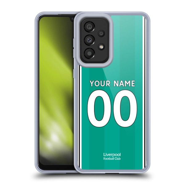 Custom Customised Personalised Liverpool Football Club 2025/26 Kit Third Soft Gel Case for Samsung Galaxy A33 5G (2022)