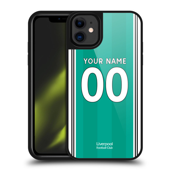 Custom Customised Personalised Liverpool Football Club 2025/26 Kit Third Gel Armour Case For Apple iPhone 11