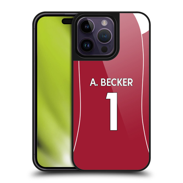Liverpool Football Club 2025/26 Players Home Kit 1st Group Alisson Becker Gel Armour Case For Apple iPhone 14 Pro Max