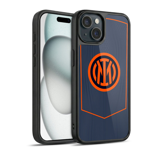 Fc Internazionale Milano 2025/26 Crest Kit Third Gel Armour Case For Apple iPhone 15