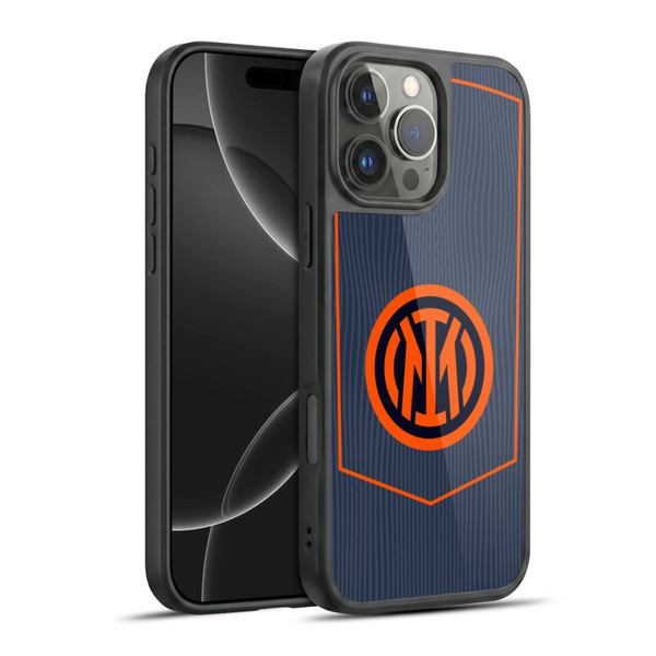 Fc Internazionale Milano 2025/26 Crest Kit Third Gel Armour Case For Apple iPhone 16 Pro Max