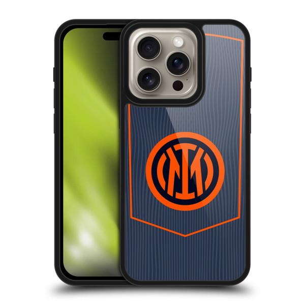 Fc Internazionale Milano 2025/26 Crest Kit Third Gel Armour Case For Apple iPhone 16 Pro