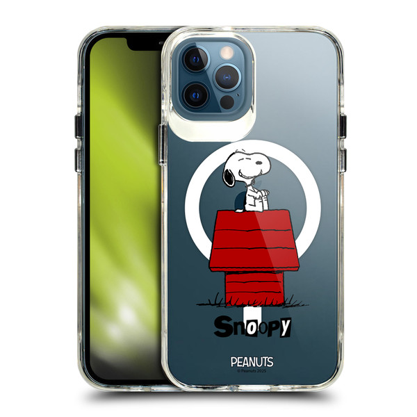 Peanuts Snoopy & Friends Classic SHOCKPROOF BUMPER CASE COMPATIBLE WITH  & MAGSAFE Apple iPhone 12 / iPhone 12 Pro