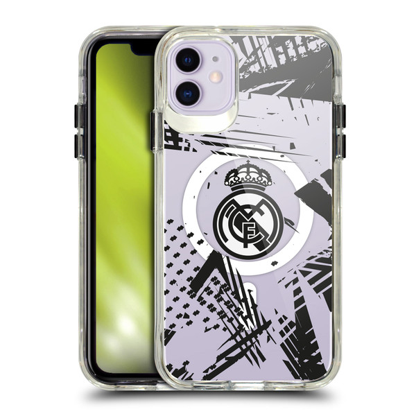 Real Madrid CF Logo Icon Urban SHOCKPROOF BUMPER CASE COMPATIBLE WITH  & MAGSAFE Apple iPhone 11