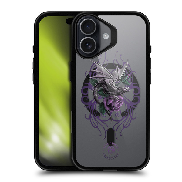 Anne Stokes Mixed Fantasy Art Dragon Beauty BLACK SHOCKPROOF BUMPER CASE COMPATIBLE WITH  & MAGSAFE Apple iPhone 17