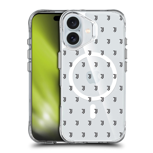 Juventus Football Club Logo Icon Pattern SHOCKPROOF BUMPER CASE COMPATIBLE WITH  & MAGSAFE Apple iPhone 16