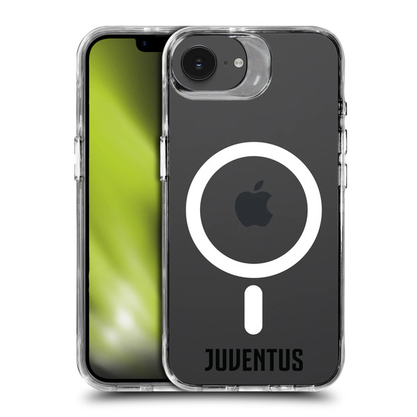 Juventus Football Club Logo Icon Black Text SHOCKPROOF BUMPER CASE COMPATIBLE WITH Apple iPhone 16e / Apple iPhone 17e & MAGSAFE
