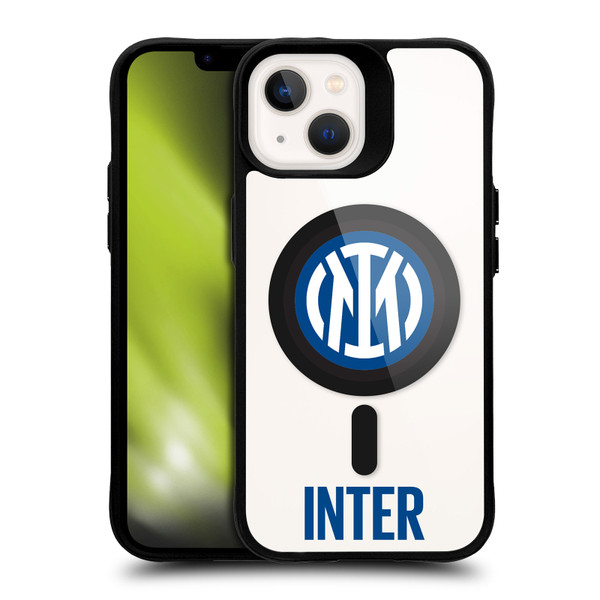 Fc Internazionale Milano Logo Icon Crest Inter BLACK SHOCKPROOF BUMPER CASE COMPATIBLE WITH  & MAGSAFE Apple iPhone 13