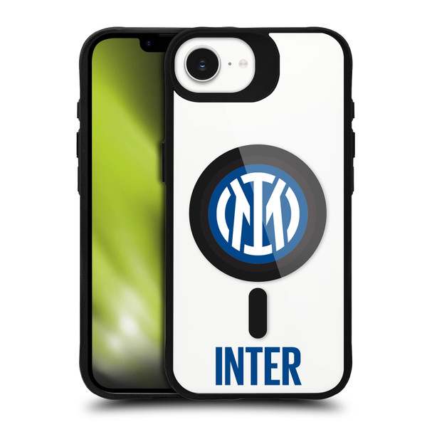 Fc Internazionale Milano Logo Icon Crest Inter BLACK SHOCKPROOF BUMPER CASE COMPATIBLE WITH  & MAGSAFE Apple iPhone 16e