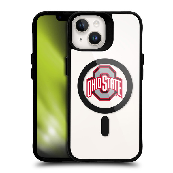 Ohio State University Logo Icon Plain BLACK SHOCKPROOF BUMPER CASE COMPATIBLE WITH  & MAGSAFE Apple iPhone 14