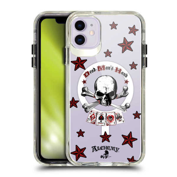 Alchemy Gothic Gothic Art Dead Man's Hand SHOCKPROOF BUMPER CASE COMPATIBLE WITH  & MAGSAFE Apple iPhone 11