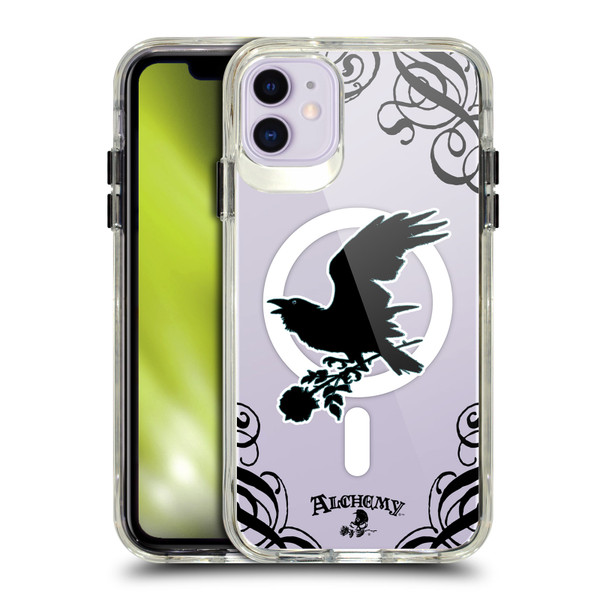 Alchemy Gothic Gothic Art Nevermore SHOCKPROOF BUMPER CASE COMPATIBLE WITH  & MAGSAFE Apple iPhone 11